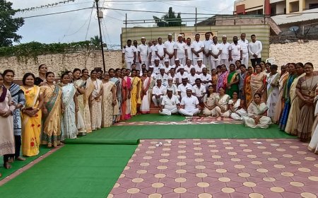 इंदापूरात पतंजली योग परिवाराने साजरा केलं भव्य रक्षाबंधन ! शेकडो महिला साधकांचा सहभाग