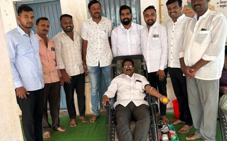 कर्दनवाडीत अखंड हरिनाम सप्ताहाच्या निमित्ताने 81 रक्त बाटल्यांचे संकलन 