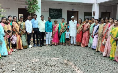 एल.जी. बनसुडे विद्यालय मध्ये शिक्षकांच्या कार्याचा गुणगौरव 