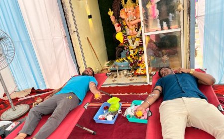 इंदापूरात नवजवान मित्र मंडळाने राबवले रक्तदान शिबीर