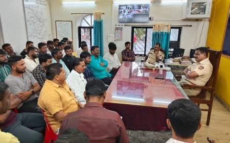 गणेश विसर्जनाच्या पार्श्वभुमीवर इंदापूर पोलीस ठाण्यात पार पडली महत्वपूर्ण बैठक ; या आहेत सूचना 