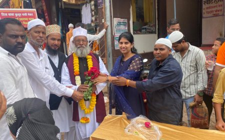 हजरत पैगंबर जयंती निमित्त तेजपृथ्वी ग्रुपने दिला एकतेचा संदेश 