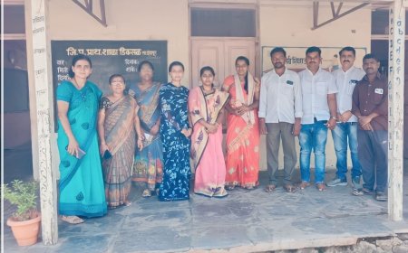 डिकसळच्या शाळा व्यवस्थापन समितीच्या अध्यक्षपदी ज्योती झिटे बिनविरोध 
