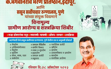 उद्या भरणेवाडीत पार पडणार मोफत आरोग्य व शस्त्रक्रिया शिबीर ; आमदार भरणेंनी केलं हे आवाहन