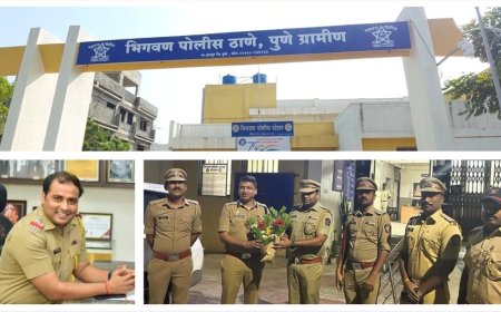शाब्बास भिगवण पोलीस ! पुणे ग्रामीण पोलीस दलात प्रथम क्रमांकाचा सर्वोत्कृष्ट पोलीस ठाणे पुरस्कार मिळवत फडकवला झेंडा