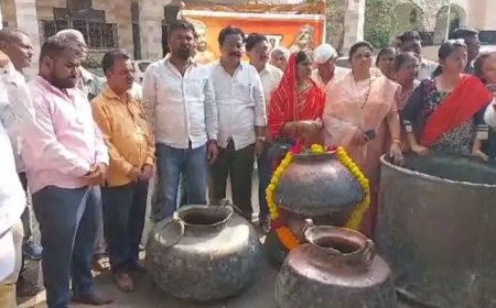 कुणबी जात प्रमाणपत्र तपासणीसाठी नियुक्त समिती छत्रपती संभाजीनगरात दाखल झाली,लोकांनी आणली दोनशे तीनशे वर्षांपूर्वीची तांब्याची भांडी