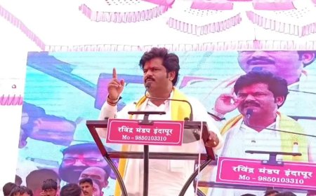 इंदापूरात आ.गोपीचंद पडळकरांनी सभेच्या सुरुवातीलाच केलं पवारांना लक्ष,म्हणाले एसटीडीच्या गुलामगिरीतून मुक्त कधी होणार..? 