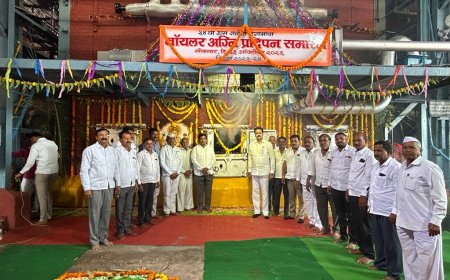 कर्मयोगी साखर कारखान्याचे यंदा 9 लाख मे.टन ऊस गाळपाचे उद्दिष्ठ - हर्षवर्धन पाटील