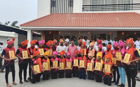 विद्या प्रतिष्ठान इंदापूर इंग्लिश मीडियम स्कूलच्या विद्यार्थ्यांची राज्यस्तरीय हँडबॉल स्पर्धेमध्ये सुवर्ण कामगिरी - आमदार भरणे