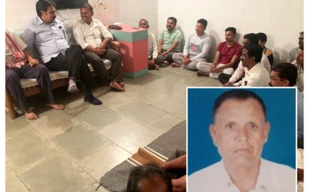 गलांडवाडी ग्रामपंचायतचे माजी सरपंच पांडुरंग जावळे यांचे निधन,हर्षवर्धन पाटलांकडून जावळे कुटुंबाचे सांत्वन