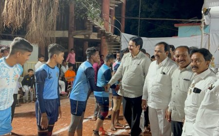 इंदापूरातील तावशीत पार पडली भाजपा किसान मोर्चा आयोजित नमो प्रतियोगिता कबड्डी स्पर्धा, हर्षवर्धन पाटील यांच्या हस्ते झाले उद्घाटन