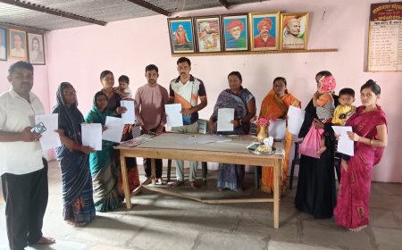 कांदलगावात मतदार नोंदणीला वेग