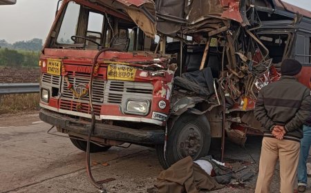 BIG BREAKING || बावडा येथील श्री शिवाजी विद्यालयाच्या सहलीच्या बसला अघपात,एकाचा मृत्यू तर काही जखमी 