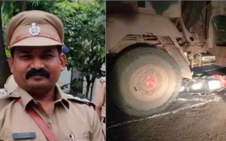 बोला प्रभू आवाज कायमचा हरपला ! कर्तव्य बजावून घरी जाताना एपीआयचा लष्करी वाहनाच्या धडकेत मृत्यू