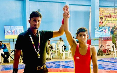 कांदलगावचा पै.सौरभ सोनवणे कुस्तीत राज्यात पहिला, उत्तरप्रदेशातील गोंडात होणाऱ्या नॅशनल स्पर्धेसाठी निवड