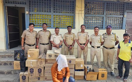 बेकायदा दारु विक्रीवर इंदापूर पोलिसांची कारवाई ; 1 लाख 49 हजार 155 रुपये किंमतीचा  मुद्देमाल जप्त