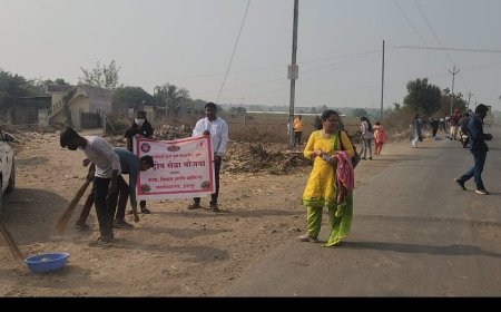 राष्ट्रीय सेवा योजनेच्या श्रमदान कार्याचे हर्षवर्धन पाटलांनी केले कौतुक