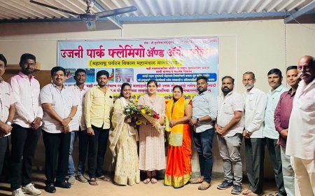 कुंभारगांवच्या सरपंच पदी ॲड. स्नेहल धुमाळ,अंकिता पाटील ठाकरेंनी केला सन्मान