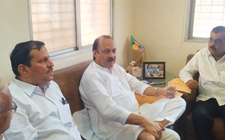 इंदापूरात अजित पवारांनी घेतली शहा बंधुंची भेट ; पवारांच्या भेटीने राजकीय वर्तुळात भुवया उंचावल्या 