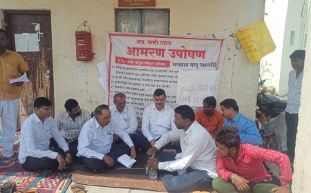 निरगुडेतील शेतकरी भगवान खारतोडेंचे उपोषण 34 दिवसांनी मागे 