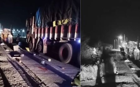 ऊस तोडणी संपवून ते गावाकडं परतत होते तोच काळाने घाला घातला,चौघांचा जागीच मृत्यू तर 11 जखमी