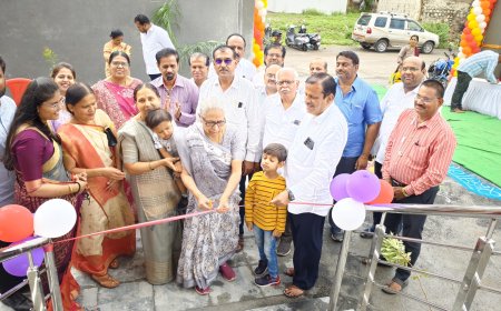 इंदापूरात शहा ग्लोबल स्कुलची सुरवात,श्रीमती मालती सुरेशदास शहा यांच्या शुभहस्ते उद्घाटन