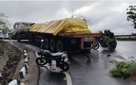 बिग ब्रेकिंग | पुणे-सातारा महामार्गावरील खंबाटकी घाटात कंटेनरच्या चाकाखाली सापडून महिला जागीच ठार