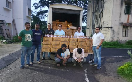 बिग ब्रेकिंग | नीरा येथे विदेशी मद्यासह २१ लाख ६९ हजार रुपयांचा मुद्देमाल केला जप्त