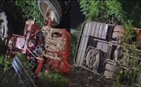 पंढरीकडे निघालेल्या वारकऱ्यांवर काळाचा घाला ! बस ला अपघात, पाच जणांचा मृत्यू  अनेक जखमी