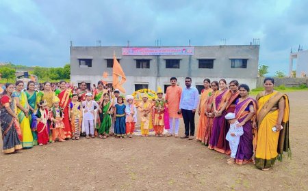 एल.जी. बनसुडे विद्यालयात गजर हरिनामाचा