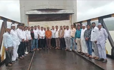 राष्ट्रवादीच्या पदाधिकाऱ्यांकडून गुंजवणी प्रकल्पाची पाहणी