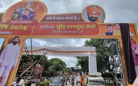 बारामतीत महायुतीत राडा ! शिवसेनेचे पुणे जिल्हाध्यक्ष सुरेंद्र जेवरेंनी अजित पवारांच्या फोटोवर काळ कापड झाकलं,पोलिसांनी जेवरेंना घेतलं ताब्यात