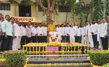 कर्मयोगींचे व्यक्तिमत्व आणि कार्य इतिहासामध्ये नोंद घेण्यासारखे - माजी मंत्री हर्षवर्धन पाटील