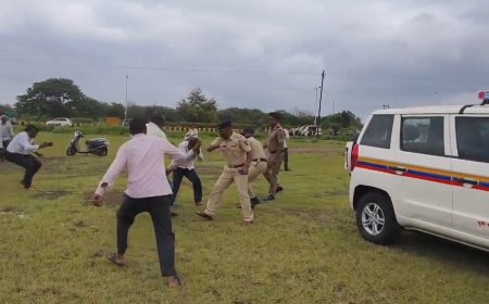 इंदापूर पोलिसांकडून मॉक ड्रिल ! अश्रुधूरांच्या नळकांड्या ही फोडल्या