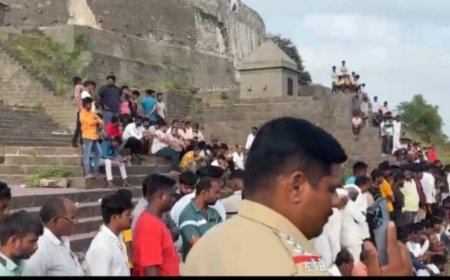 नीरा नरसिंहपूरात गणेश विसर्जनासाठी गेलेला मुलगा बुडाला,हर्षवर्धन पाटलांकडून शोध कार्यासाठी सूचना 