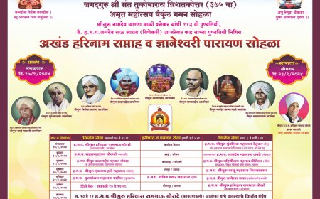 शहा परिवाराकडून आजही वारकरी सांप्रदाय परंपरेची जपणूक ! इंदापूरात हरिनाम सप्ताह व ज्ञानेश्वरी पारायण सोहळ्यास सुरवात