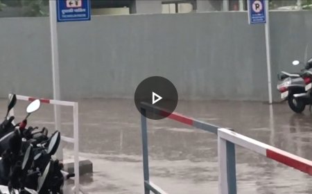 बारामती शहर आणि परिसरात रिमझिम पावसाची हजेरी