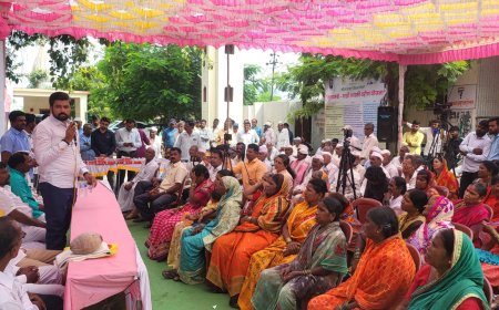 बोरी येथे प्रवीण मानेंच्या माध्यमातून 530 नागरिकांची नेत्र तपासणी