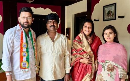 राजवर्धन पाटील अंकिता पाटील ठाकरेंनी बारामतीत घेतली शर्मिला पवारांची भेट