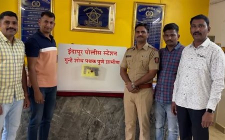 त्याला शेटफळ हवेली पाटीवर पिस्टल विक्री करायची होती,पण इंदापूर पोलिसांनी…