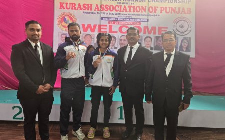 इंदापूरच्या श्रावणीनं मिळवलं 14 व्या राष्ट्रीय कुराश चॅम्पियनशिप मध्ये कास्य पदक