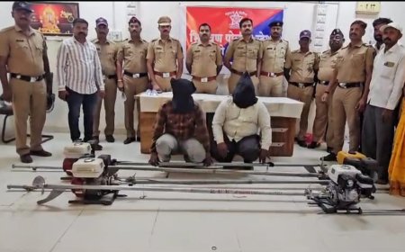 भिमा नदीच्या पात्रातील मच्छीमारांच्या बोटींचे इंजिन चोरणाऱ्या दोघांना अटक ; भिगवण पोलीसांची कामगिरी