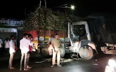 ब्रेकिंग | पुणे पंढरपूर मार्गावर नीरा नजीक ट्रक आणि डंपरचा अपघात