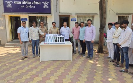 यवत पोलीस ठाण्याने तीन लाख रुपयांचे हरवलेले मोबाईल तक्रारदारांना केले परत 