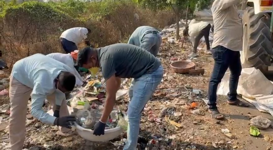 श्री समर्थ बैठकीच्या माध्यमातून बारामतीत स्वच्छता अभियान,20 टनांपेक्षा जास्त कच-याचे संकलन