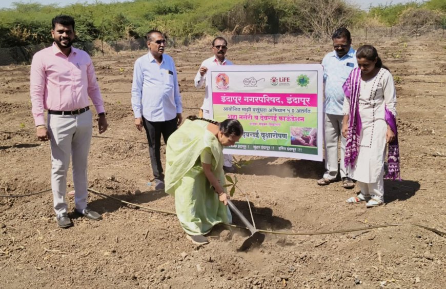 येणाऱ्या काळात इंदापूर शहर स्वच्छ सुंदर आणि ऑक्सिजनयुक्त होईल : माजी नगराध्यक्षा अंकिता शहा