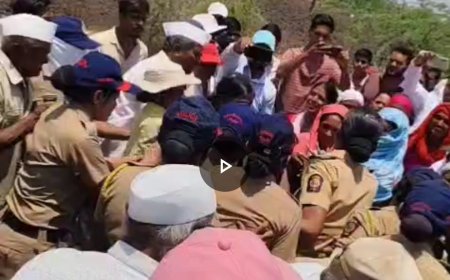 पुरंदर विमानतळाच्या ड्रोन सर्वेसाठी स्थानिकांचा विरोध,शेतकऱ्यांनी ड्रोन सर्वे तात्पुरता पाडला बंद