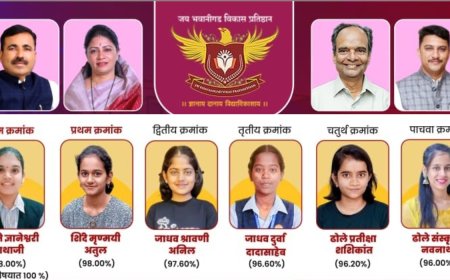 इंदापुरात दहावीच्या निकालात लाखेवाडीच्या जय भवानीगड विकास प्रतिष्ठानचा डंका, विद्यालयाच्या दोघी तालुक्यातून पहिल्या