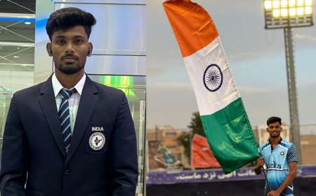 आंतरराष्ट्रीय वेस्ट एशिया बेसबॉल कप २०२५ स्पर्धेसाठी इंदापूर येथील खेळाडू अक्षय बाळासाहेब मोरे रवाना