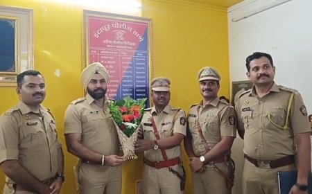 पदभार स्वीकारताच पोलीस अधीक्षक संदीपसिंह गिल  यांनी गाठलं इंदापूर पोलीस ठाणं , वाचा सविस्तर